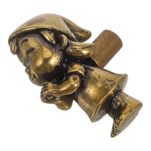 IWOWHERO Multipurpose Kids' Cabinet Knobs Brass Pulls for Dresser Doors Decorative Hardware for Nursery