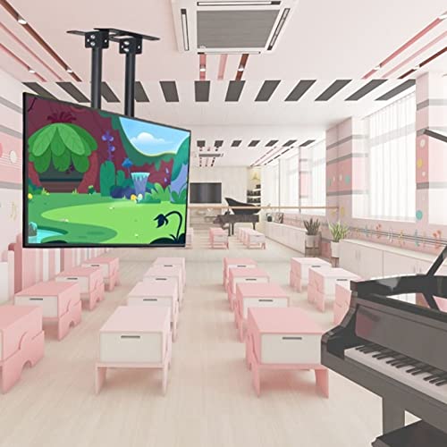 Support TV plafond télescopique inclinable à double poteau 60 pouces - 2