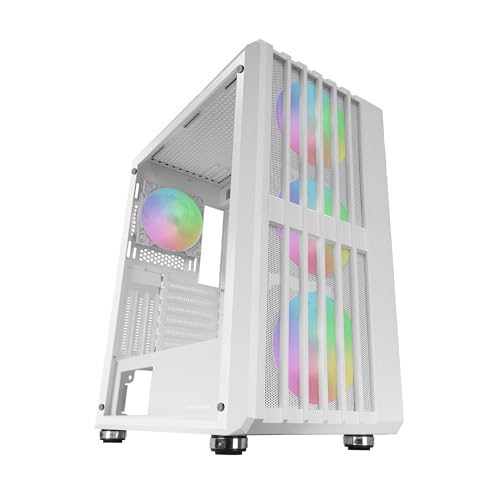 Mars Gaming MC-Vault, Caja Gaming ATX, 4X Ventiladores ARGB 120mm...