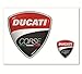 Ducati Corse Aufkleber 2 Stück