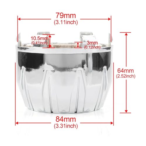Cache-moyeux roue 84mm compatible avec modèles C101712 et C101792 - 3