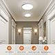 Matane LED Deckenleuchte Dimmbar mit Fernbedienung, 18W Ø22cm Deckenlampe mit 5W Nachtlicht Warm Lampen, 3000K-6500K Dimmbar Flach Panel für Schlafzimmer Kinderzimmer Badezimmer Flur-Rund Weiß