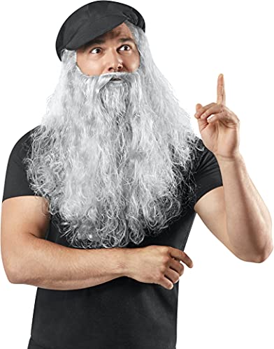 Rubies Heroes in History Leonardo Da Vinci Kit for Adults Mens No Size Gray
