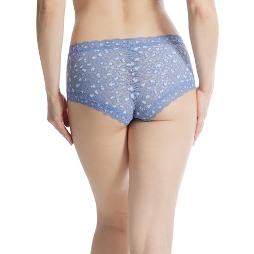 Image of hanky panky - Daily Lace Boyshorts | Women's Underwear, Soft Stretch Fit Panties, Cotton Blend | Sizes (XS-XL), 3 pack