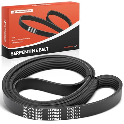 A-Premium 66.38 In Engine Serpentine Drive Belt Compatible with Jeep Grand Cherokee 2016-2022, Grand...
