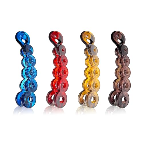 Image of Sanas Banana Clips For Hair Clips For Women Stylish (4Pcs) Banana Hair Clip For Women Cute Accessories Fancy Style Grip Korean Clip For Woman Trendy Accessories Gift For Girls (4Pcs) (Assorted)