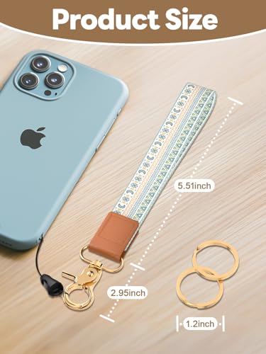 Image of Wristlet Keychain for Women and Men, Key Chain Holder, Wrist Lanyard for Keys