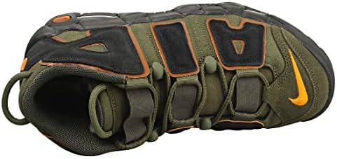 Nike mens Air More Uptempo Shoes, Cargo Khaki/Black-pecan-alpha, 9.5 | Image 7