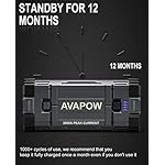 AVAPOW Car Battery Jump Starter 3000A Peak 23800mAh,Portable Jumpstart Starters for Up to 8L Gas 8L Diesel Engine with…