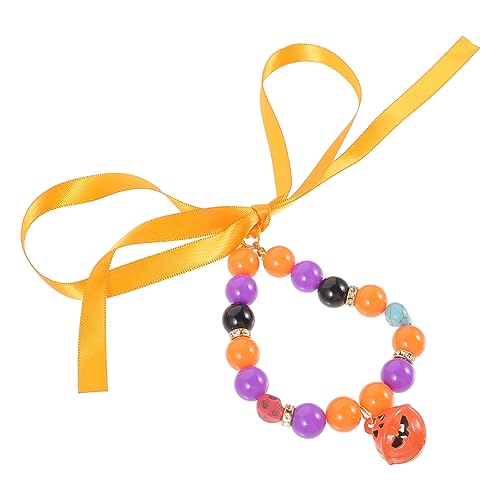 Collier de chien citrouille d'Halloween réglable pour éviter les irritations du cou