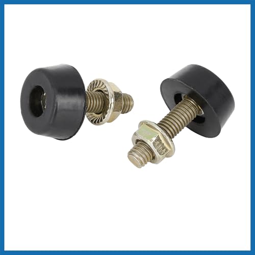 A ABSOPRO 2 Stücke Motorhaubenstopper Stoßstangenschrauben Stopper für Nissan Patrol GQ Y60 Artikelaustausch