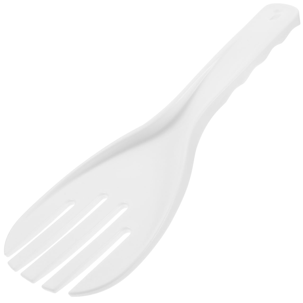 Cuillère à riz en plastique Hemoton lot de 2 spatules de cuisine blanches