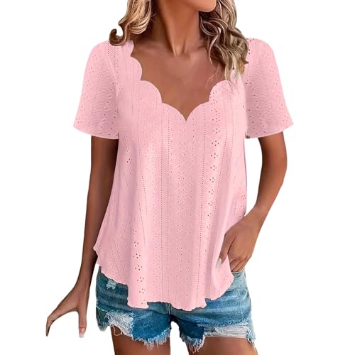 T-Shirts Amples Femmes en Coton Élastique Tunique Grande Taille