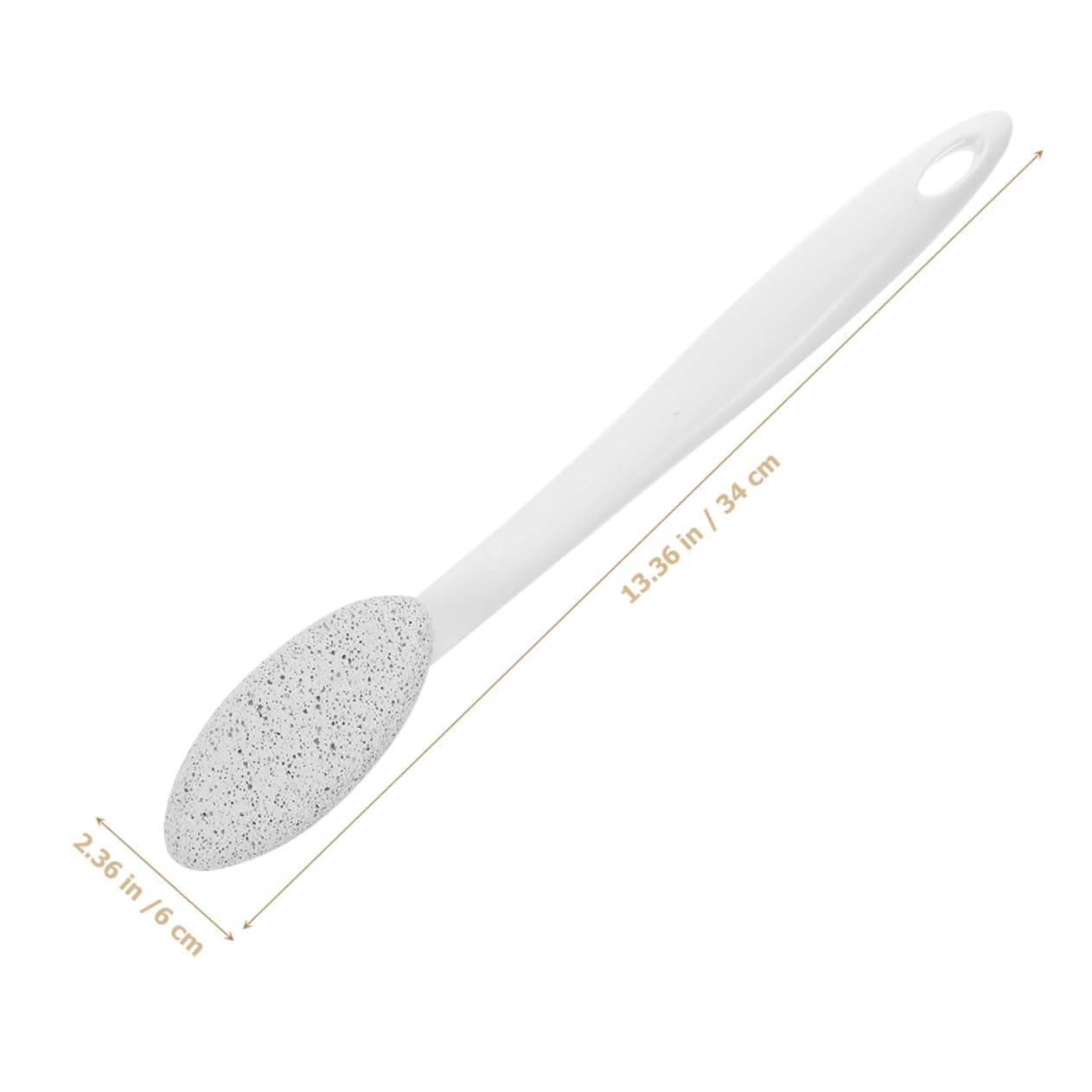BESTYASH 2 Pezzi Pietra Pomice Manico, Rimuovi Calli per Piedi Portatile in Abs, Delicata e Sicura per Pedicure a Casa