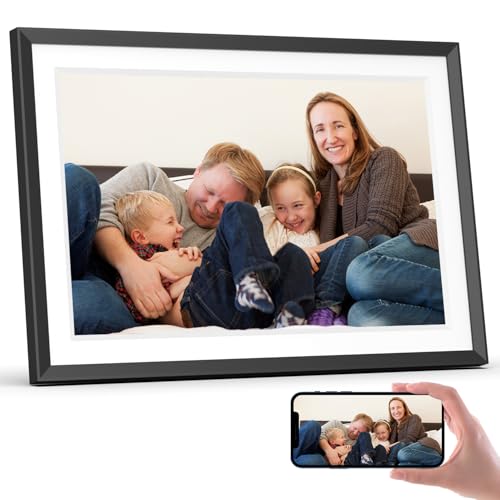 Immagine prodotto: THOMSON 10,1 Pollici Cornice Digitale, Cornice Digitale Foto WiFi, Portafoto Digitale Memoria 32 GB 1280x800 HD Schermo Touch IPS, Condivisione di Immagini Musica Videos del lettore Calendario