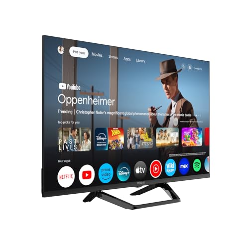 STRONG - Télévision 40 Pouces (100 cm) Full HD SRT40FG6733C - TV Connectée sous Android TV - Image Exceptionnelle - Triple Tuner - 3 Ports HDMI (1 Arc) + 2 Ports USB...