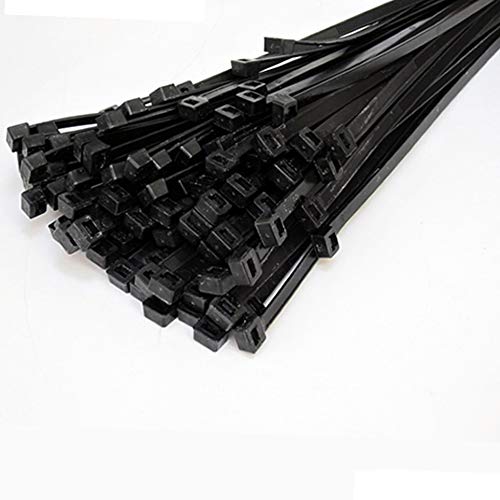 Makashop24 - Kabelbinder schwarz 4,8 x 360 mm PA 6.6 Industriequalität UV beständig 1000 Stück Cover