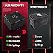 BDFHYK 15 Gallon Fuel Cell Gas Tank Aluminum Polished Black with Level Sender 19.88