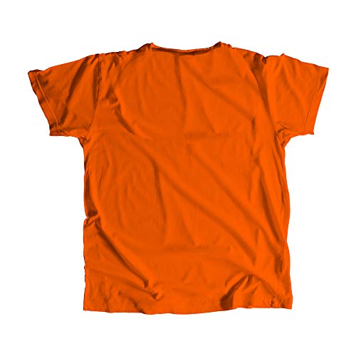 T-shirt Honduras orange coupe premium en coton peigné durable