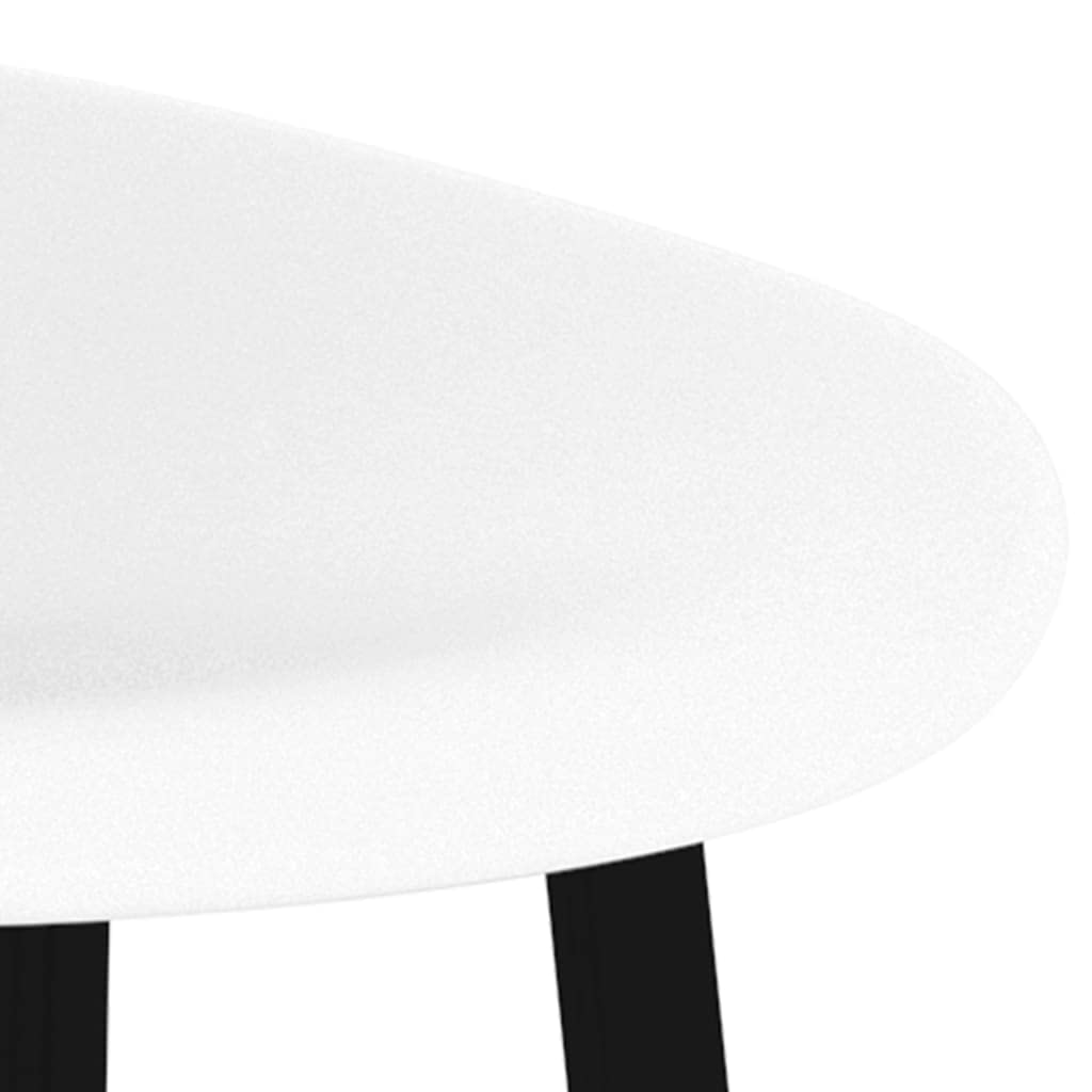 Juego de 5 piezas de bar, color negro y blanco, mesa de bar, 120 x 60 x 105 cm, con 4 taburetes de madera MDF y polipropileno, ahorra espacio para cocina, salón, comedor y jardín