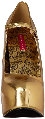 Bordello TEEZE-07 Gold Met PU UK 3 (EU 36)