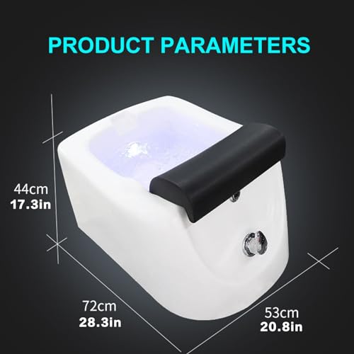 Spa de pies acrílico con masaje y calor miniatura 2