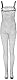 Leg Avenue 8375 - Netz Bodystocking mit grossen Maschen, schwarz, Einheitsgröße, Dessous Damen Reizwäsche