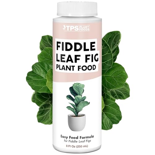 Fiddle Leaf Fig Plant Food for All Fig and Other Ficus Trees, Liquid Houseplant Fertilizer 8 oz (250mL)