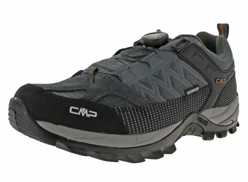 CMP Rigel Low FITGO Zapatillas de trekking WP Antracite-Arabica, Antracita Arabica, 46 EU