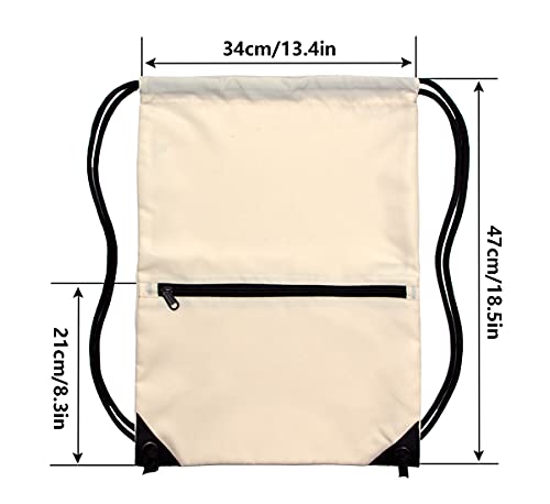 Image of HOLYLUCK Drawstring Backpack Bag Sport Gym Sackpack