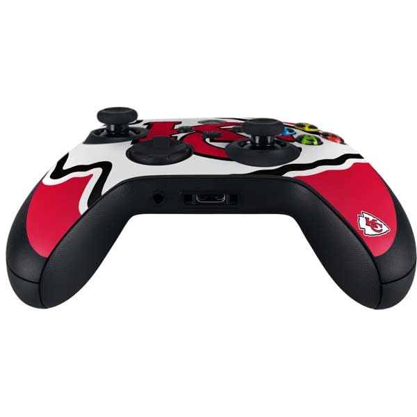Skinit Decal Gaming Skin Compatible with Xbox Series X Controller - Officially Licensed NFL Kansas City Chiefs Large Logo Design