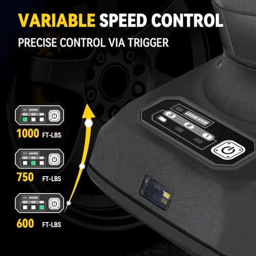 Image of Cordless Impact Wrench, 1 /2-Inch, 1000Ft-lbs, 4.0Ah