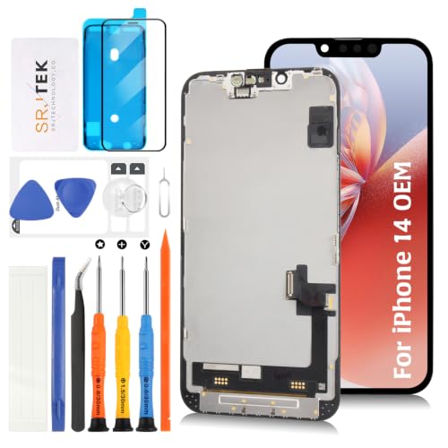 LCD ディスプレイ 修理交換用液晶パネル 14.0インチ Amazon.co.jp: SRJTEK For iPhone 14 オリジナル OEM OLED 液晶パネル