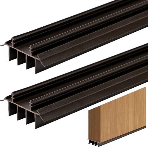 Nkiy Quen 2 Pcs 36 Inch Vinyl Replacement Door Bottom,1-3/4 Inch Wide Replacement Door Bottom with...
