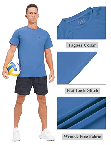 Image of Men's Swim Shirts Rash Guard UPF 50+ UV Sun Protection T-Shirt Quick Dry Fishing Beach T Shirts