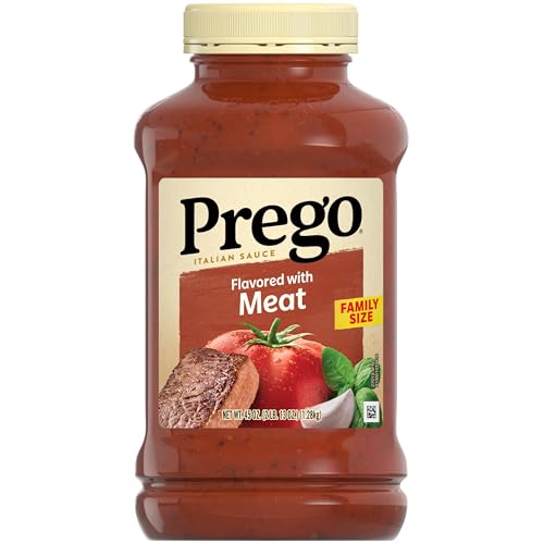 Prego Italian Pasta Sauce Flavored With Meat