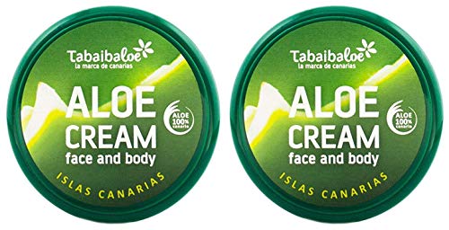 Crema Hidratante Facial y corporal Aloe Vera 50 ml Tabaibaloe x 2 unidades