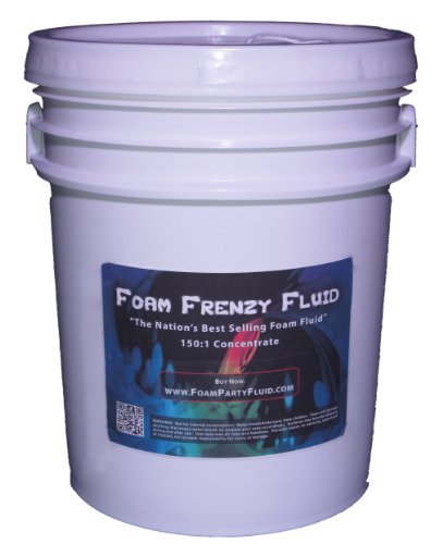 5 Gallons of Foam Frenzy Fluid (Foam Party) 150:1 Concentrate