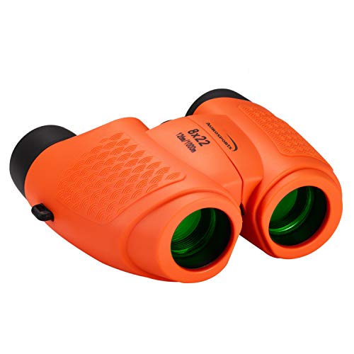 Aurosports Kids Binoculars Auto Focus, Gifts for 4-8 Year Old Girls Boys,5-13 Year Old Top Boys Girls Toys for Kids Teen Children Birthday Gifts Orange