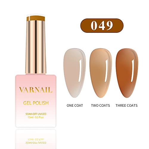 Kit VARNAIL Gel Jelly 6 Colores Translucidos 15 ml miniatura 2