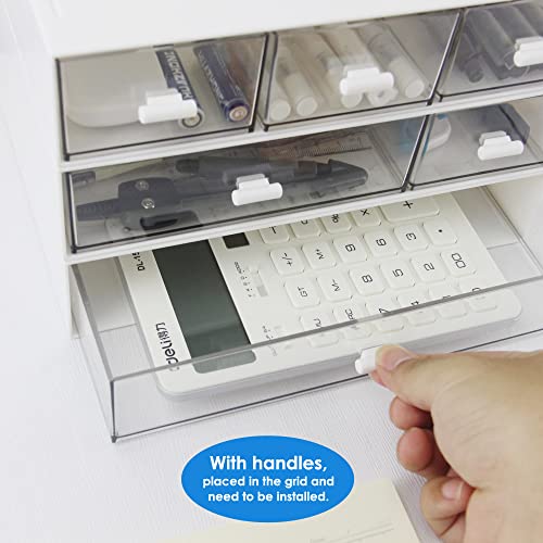 Dalanpa Desk Organizer With 6 Drawers, Sundries Storage Craft Drawer, Cosmetic Organizer For Office And Home Mini Size #TOP2