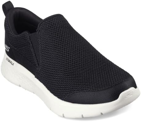 Skechers Men's Gowalk Flex-Athletic Slip-On Casual Loafer Walking Shoes with Air Cooled Foam Sneaker, Black/White, 16 X-Wide | Image 2