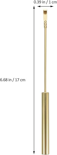 Miniatura 4 de VOSAREA Reloj de pared unisex con péndulo, dorado, pantalla analógica, 12 pulgadas de diámetro