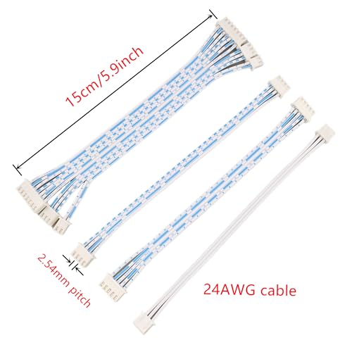 Kit de conectores XH 2.54mm con cables pre-crimpados miniatura 3