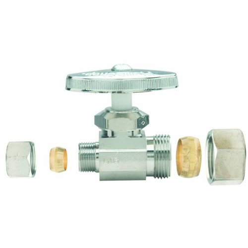 BrassCraft Mfg PSB54X Shut x Compression-Straight Valve, Chrome - Thumbnail 2