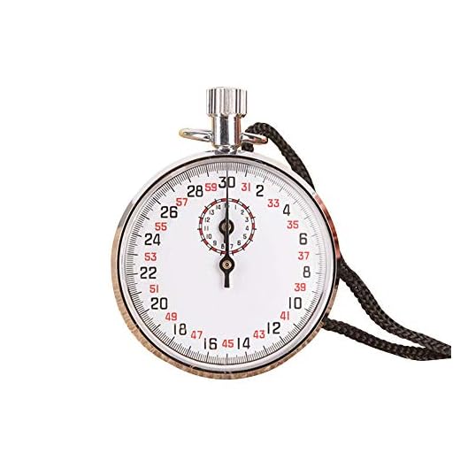 SXJ504 Sports Stopwatch, Handheld Mechanical Stopwatch, Chronograph Alarm Stopwatch Running Timer, for Sports Match, Competition, Coach,Referee, Training, Timing