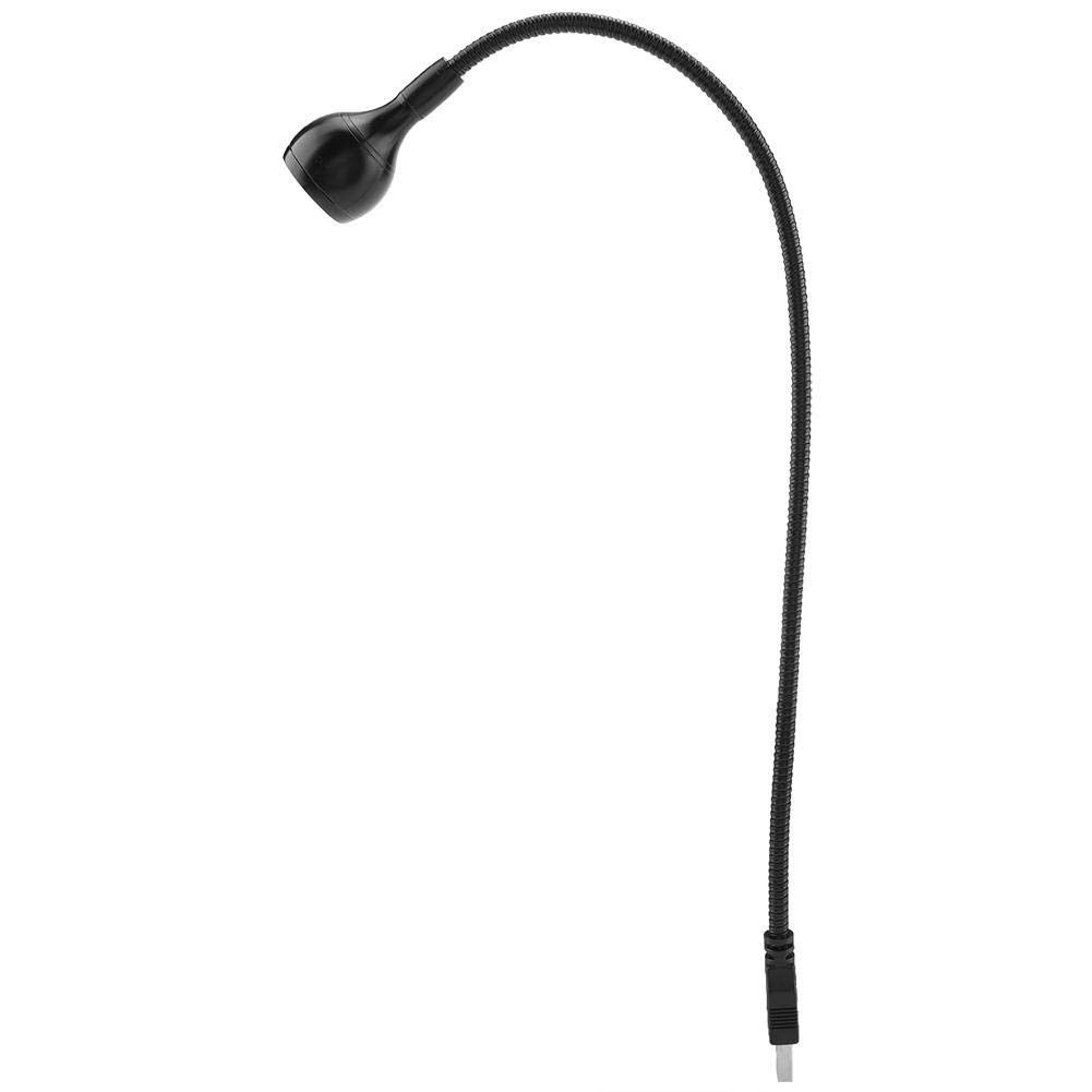 Lampka do czytania USB 1 W z elastyczną gęsią szyją, przenośna lampka stołowa USB LED Lampa biurkowa do laptopa, komputera stacjonarnego (ciepła biel-srebro) Double the comfort