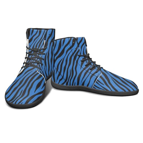 Image of Fashion Print Womens Mens High Top Barefoot Sneakers Flat Shoes