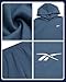 Reebok Boys' Active Shorts Set - 3 Piece Performance Mesh Hoodie Sweatshirt, Gym Shorts, and T-Shirt - Activewear Set (8-12), Size 10, Dusty Blue