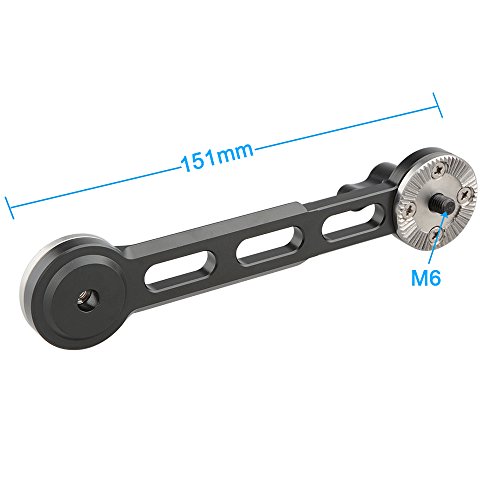 Image of CAMVATE Handgrip Extender with Rosette Standard Accessory for Sony FS7 Camera Sony A7s A7RII A7s2 A7sII(Black Thumbscrew) - 1685